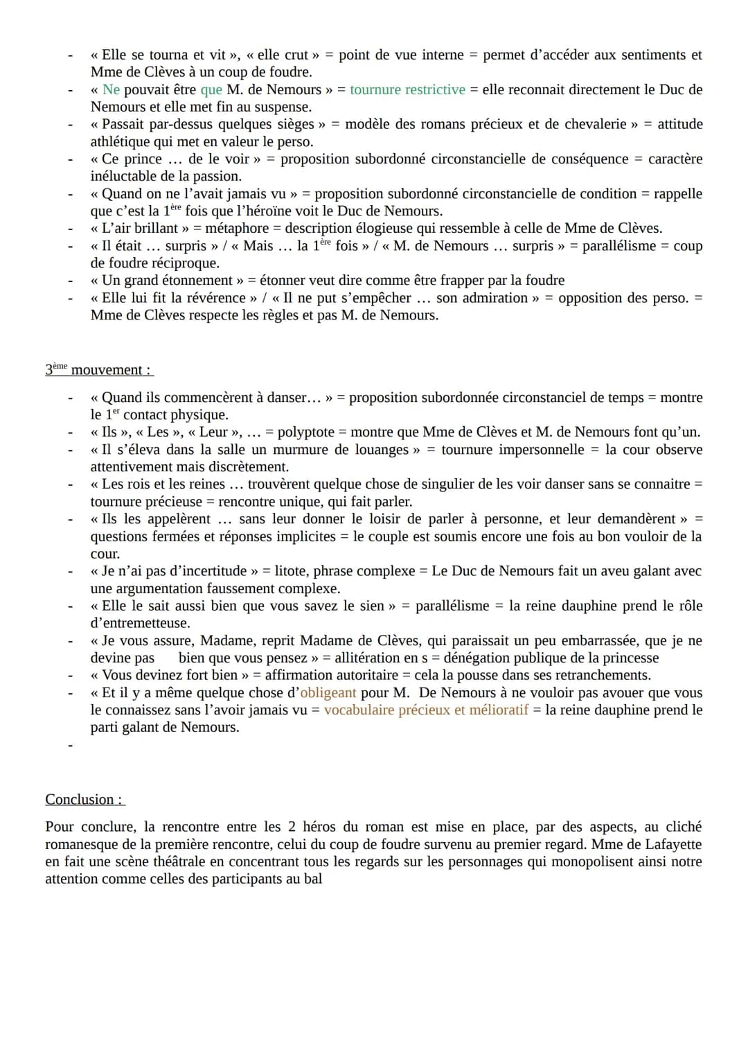 Introduction :
Influencée par le mouvement précieux, Madame de Lafayette propose dans son roman le plus célèbre, La
Princesse de Clèves, pub