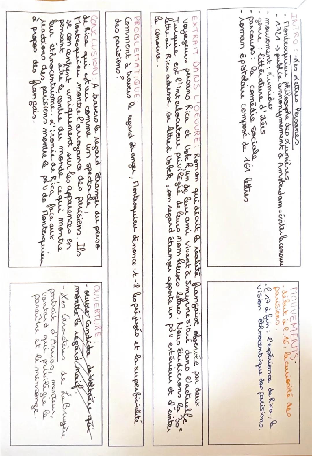 OBJET D'ÉTUDE: La LITTERATURE D'IDEES du XVIe au XVIIIe siècle.

Parcours associé: << Mensonges et artifices >>>

LL. n°6: Montesquieu, Lett