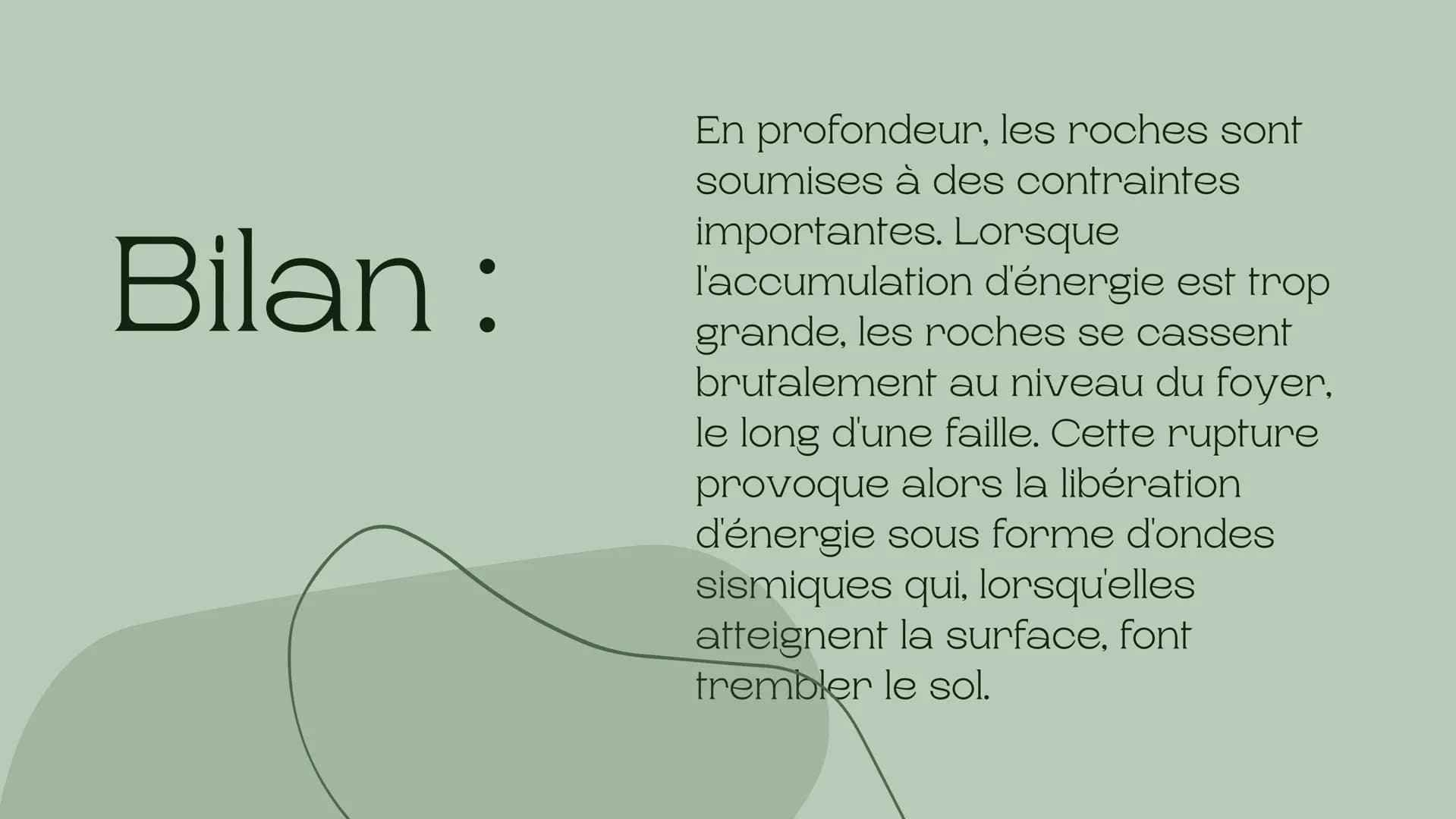 Les risques
liées aux
séismes
Comment un séisme peut entraîner un risque pour
l'Homme ? Sommaire
Les sujets traités
Thème 1: Les effets d'un