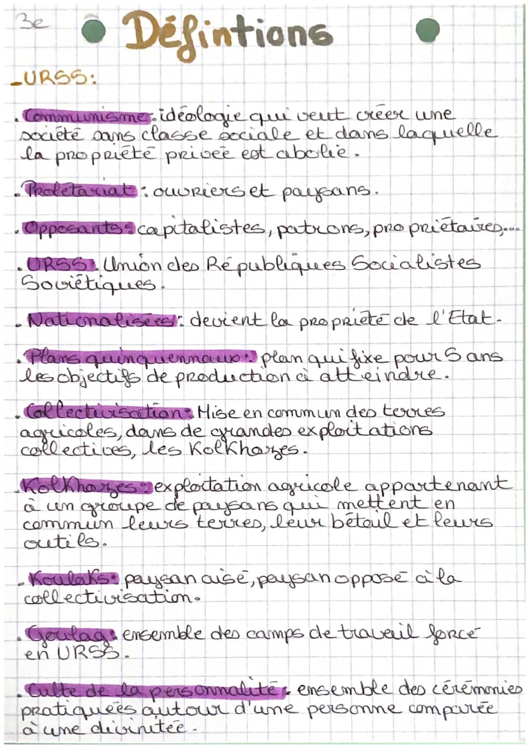 • URSS
Les différents Régimes:
Régime démocratique régime politique
dans lequel le peuple détient le pouvoir.
Régime autoritaire. Régime pol