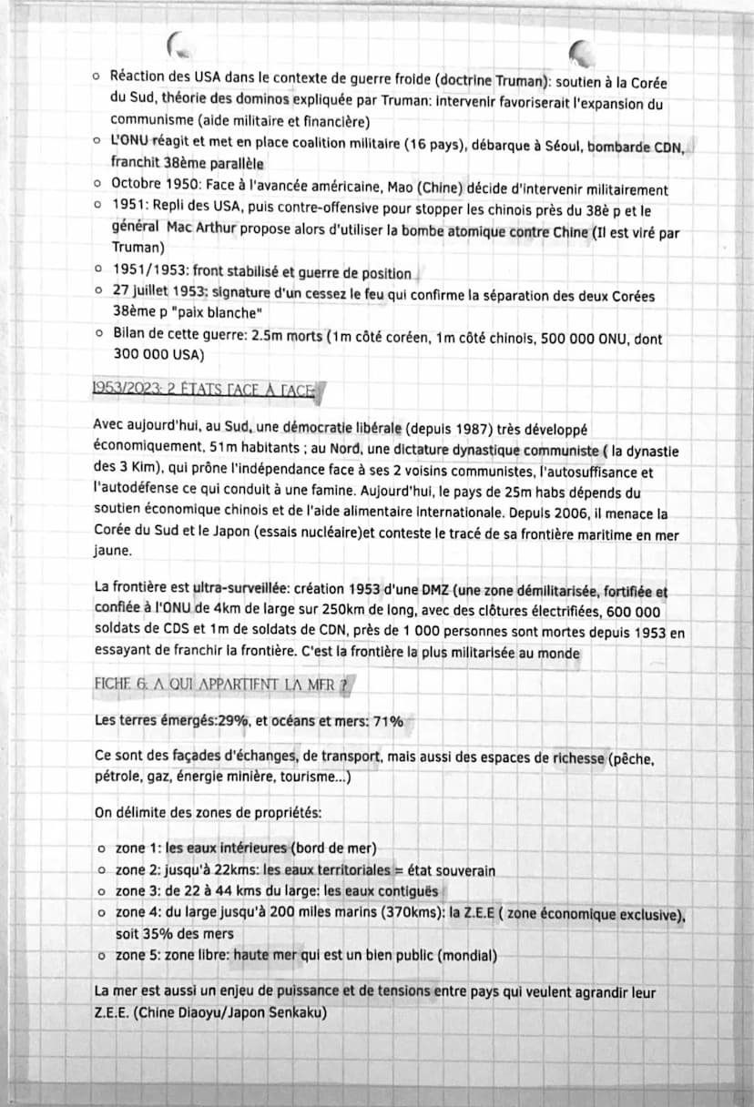 HGGSP
LES FRONTIÈRES
(
FICHE E INTRODUCTION
Frontière: Une ligne, juridiquement construite, qui sépare 2 états souverains.
Citations: "Les h