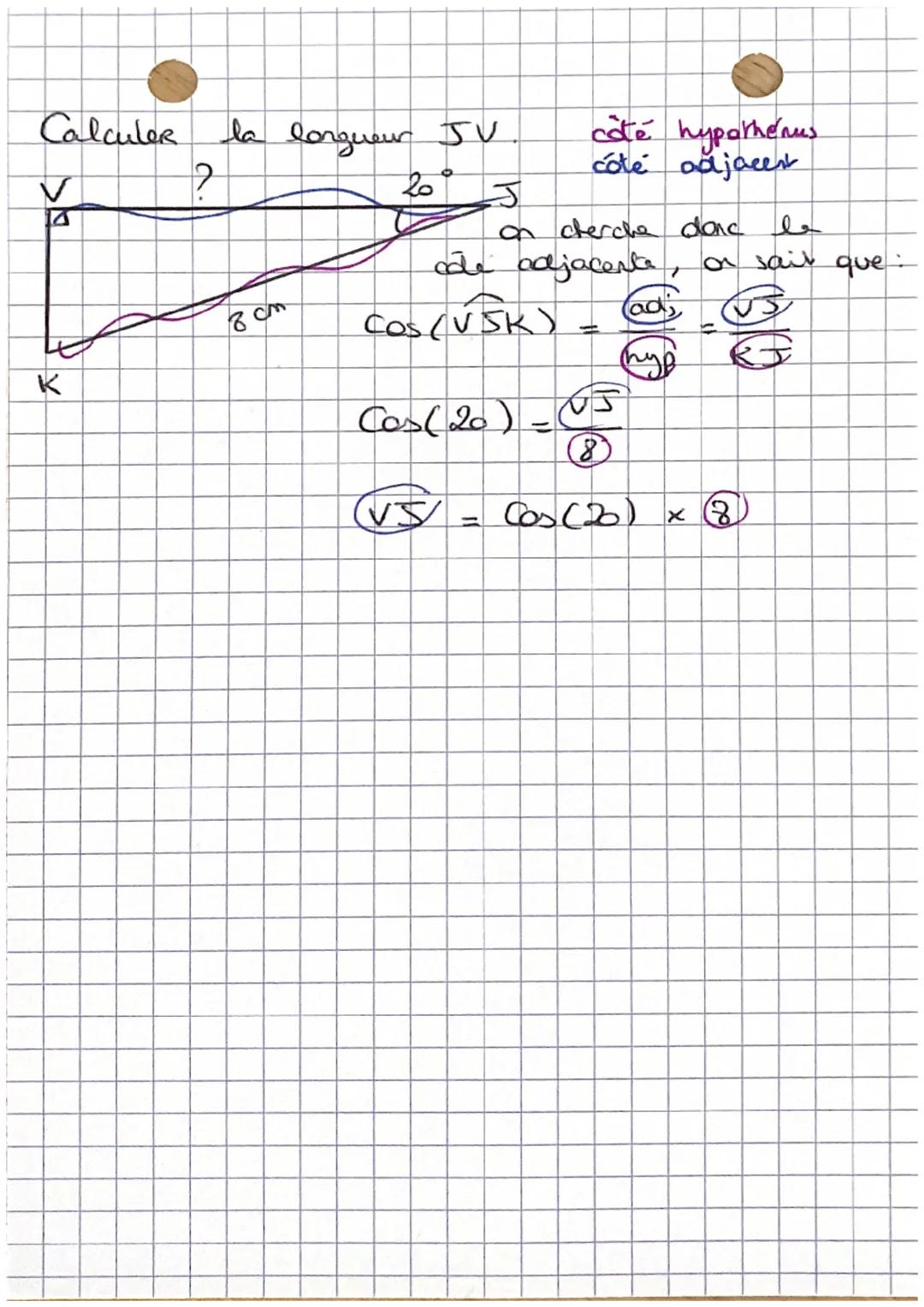# Trigonometrie Theorone
de Thales

# SOH CAH TOA

Sinus = $\frac{lanqueue \space côté \space opposé}{longueur \space de \space l'hypothenus