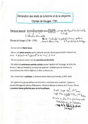 Know bac fr - Déclaration des droits de la femme et de la citoyenne thumbnail