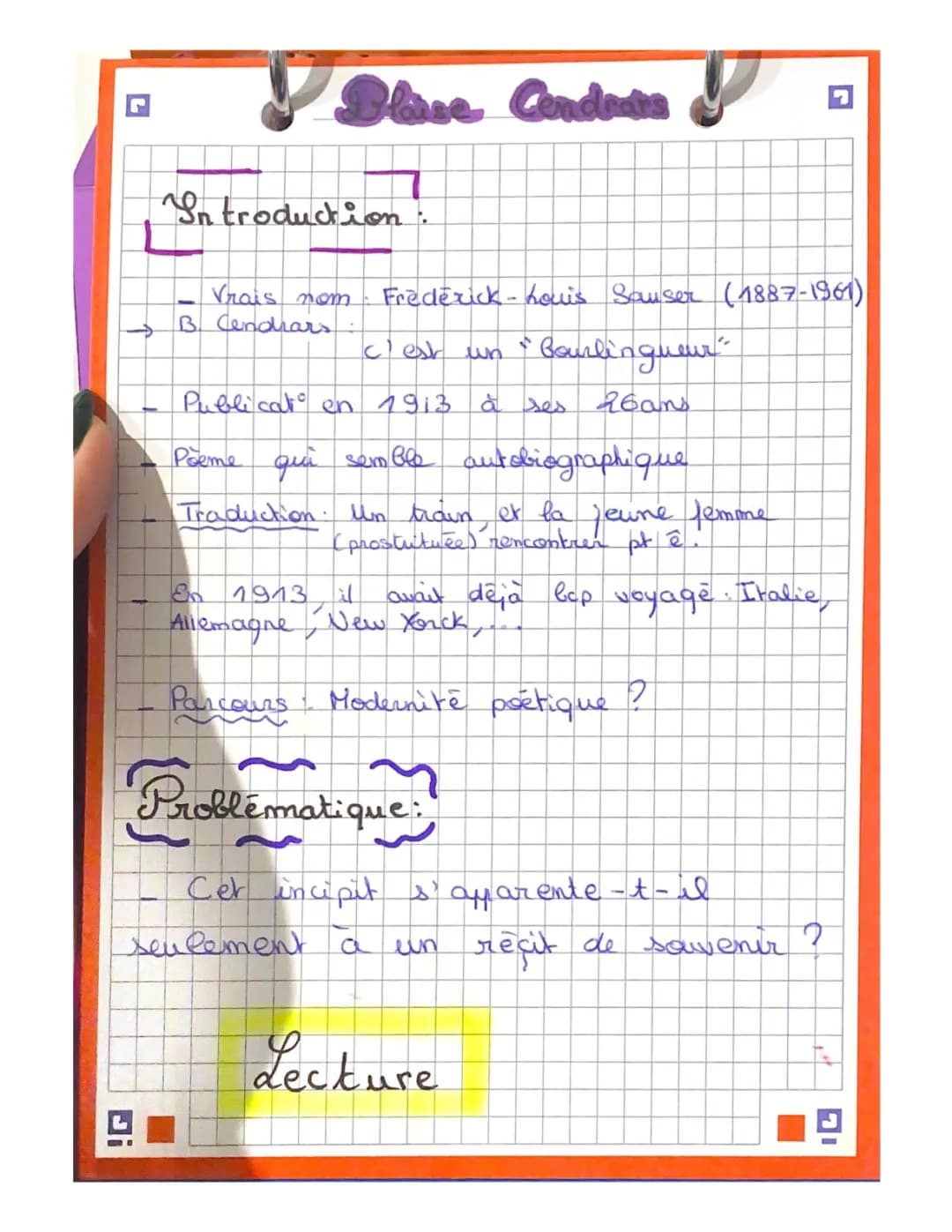 La Prose du Transsibérien de Blaise Cendrars : Analyse et Fiche de Lecture