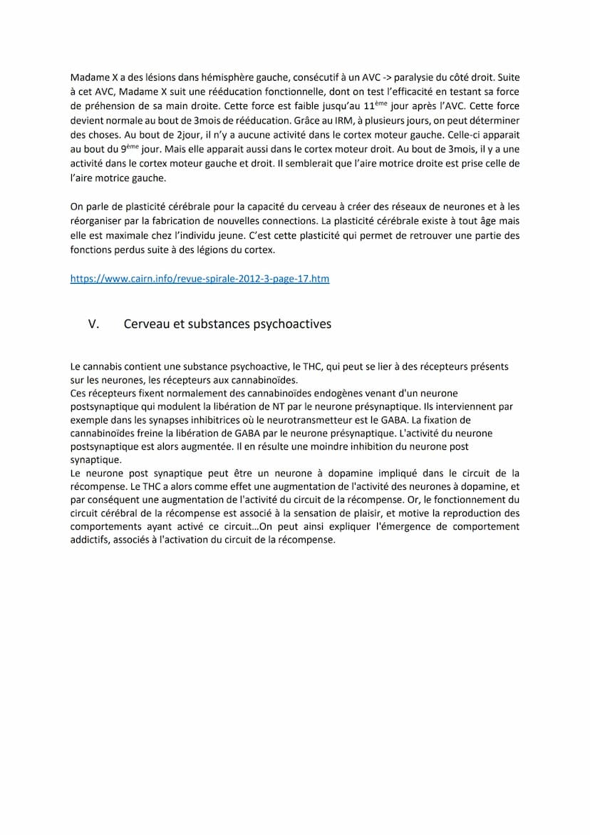 Chapitre 12
I.
Comment le cerveau intervient-il dans la commande de
mouvements volontaires ?
Introduction
LE CERVEAU
L'encéphale c'est le ce