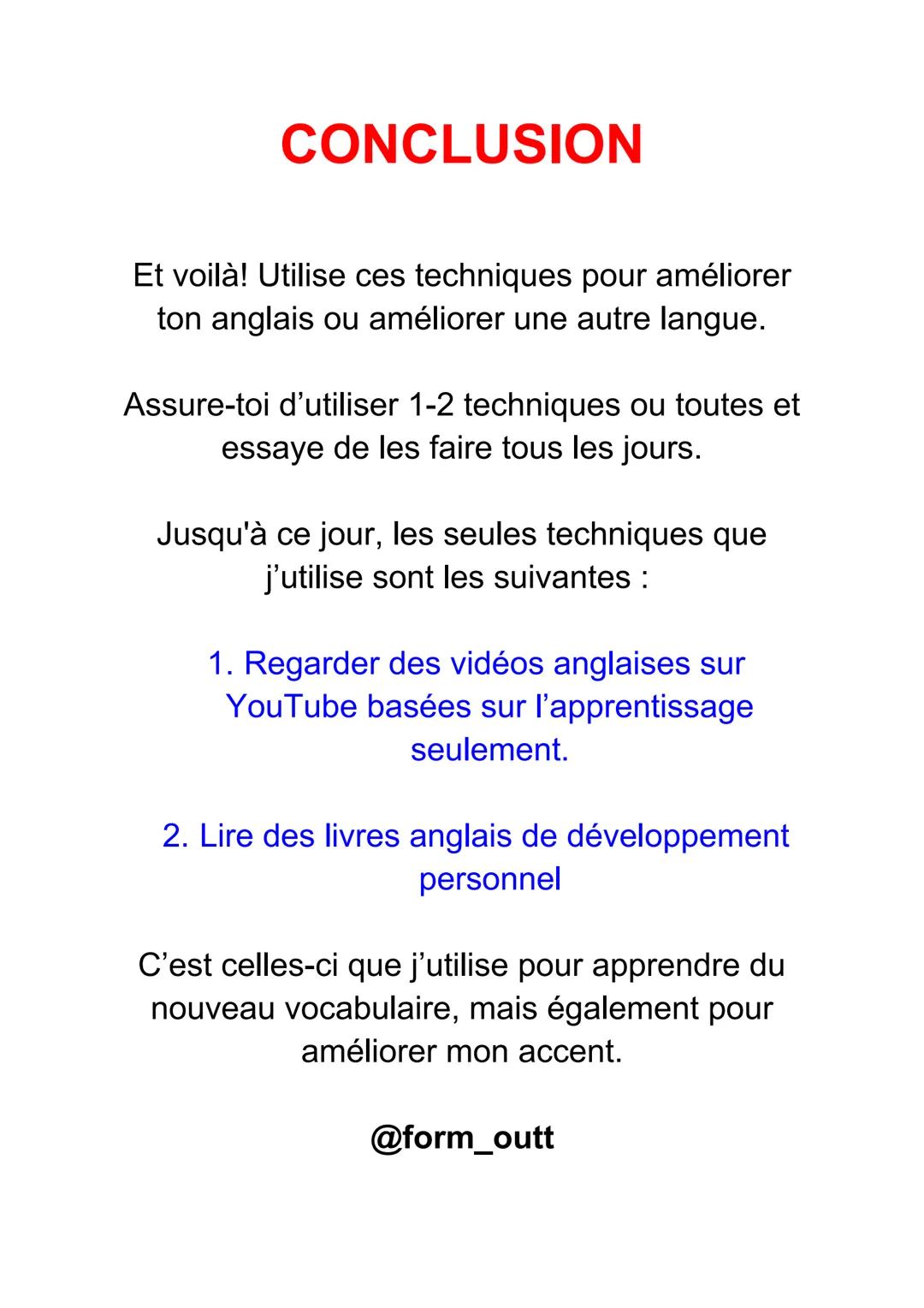 # Comment Apprendre l'Anglais
@form_outt

Apprendre l'anglais peut être une tâche difficile,
car le langage en lui-même est très technique.
