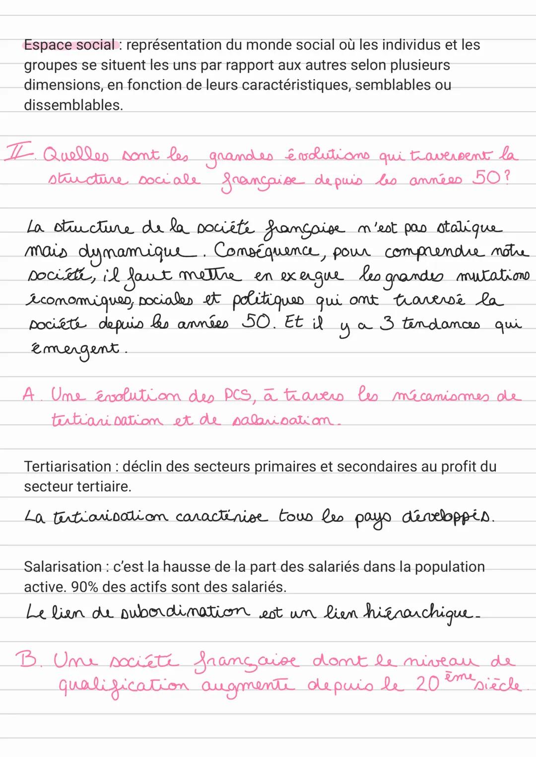 Dossier 3

Socio

4

Comment est structuré la
société française?

"L'homme n'est pas une identité indépendante, mais un
processus de comotru