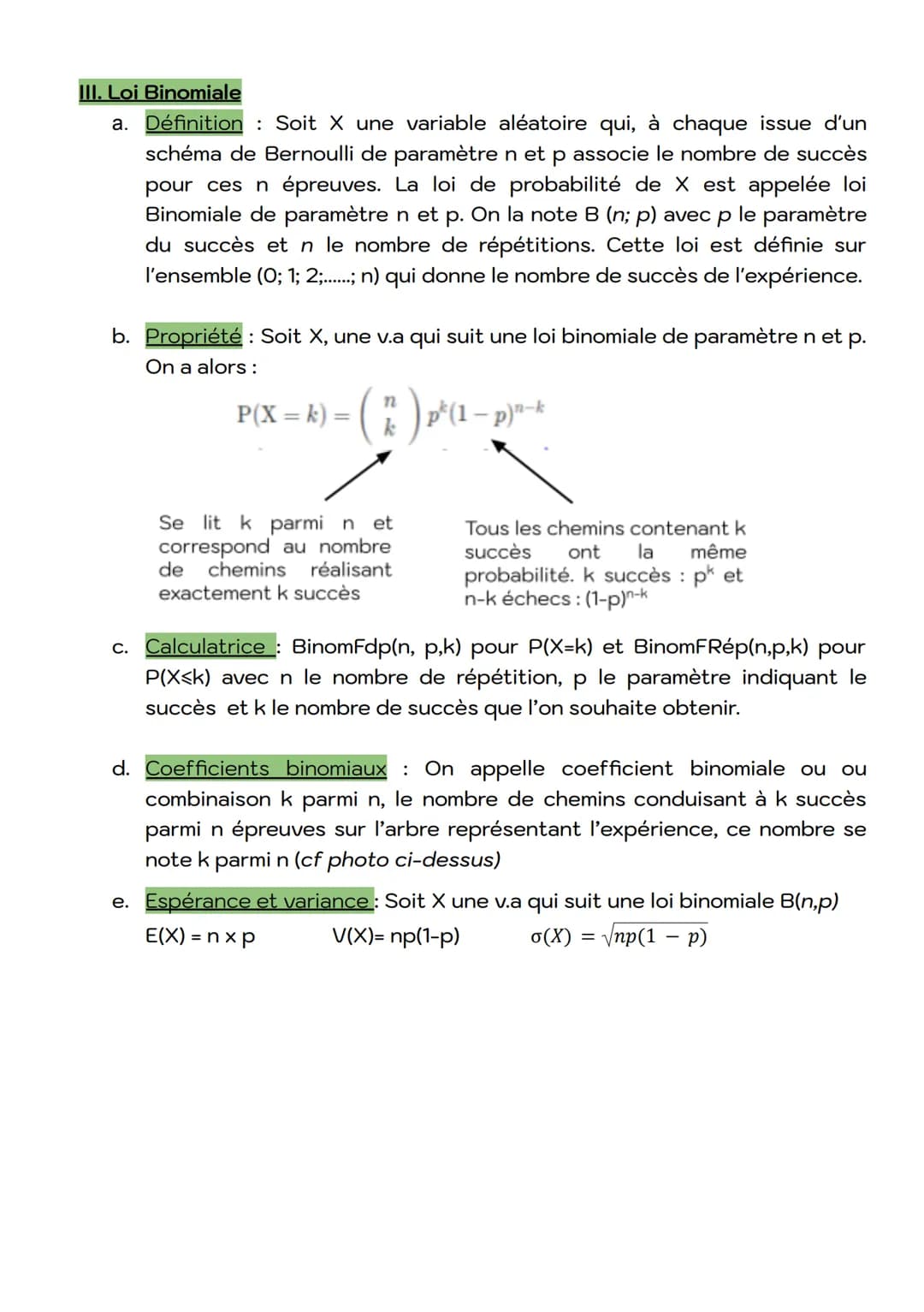 II.
●
Définitions
Soit A et B deux événements d'un univers
Réunion : L'événement A U B est l'ensemble des issues de 2 appartenant à A
ou B (