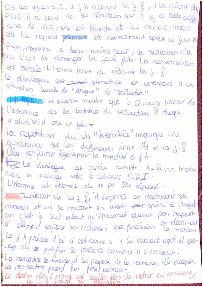 TEXTE 9 Parcours : Personnage en marge, plaisirs du romanesque.
L'Amant, Marguerite Duras, 1984.
Description L'homme élégant est descendu de