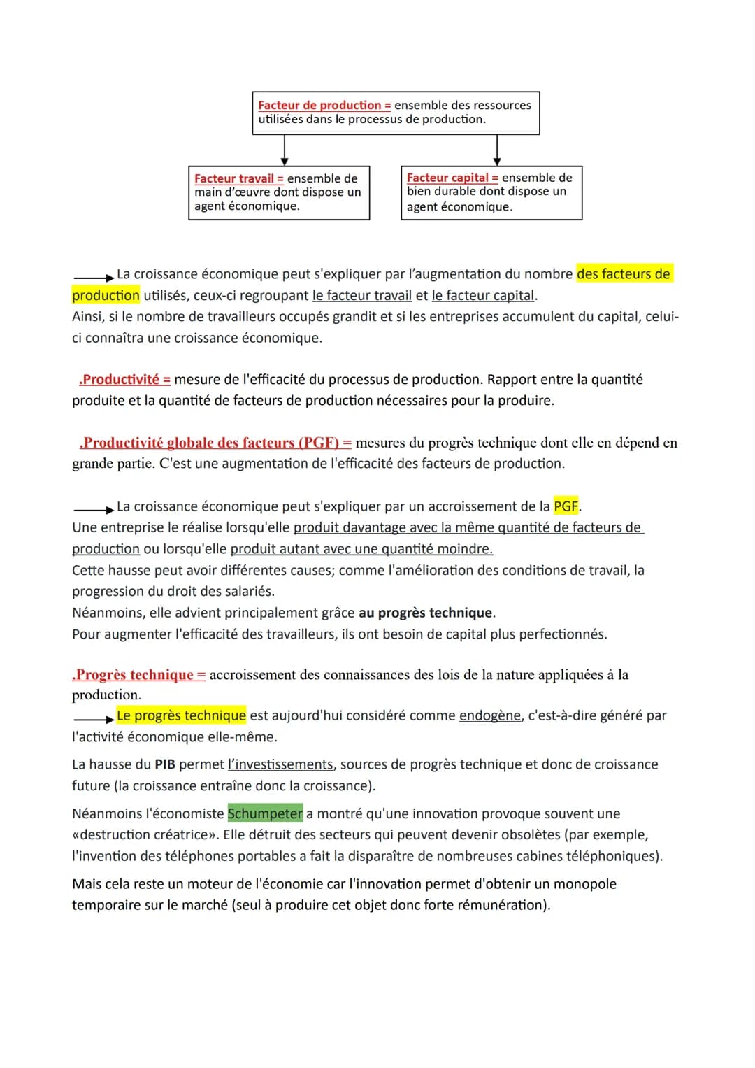 Chapitre 1
Source et défis de la croissance économique
La << croissance » est l'un des concepts économiques les plus utilisés par les hommes