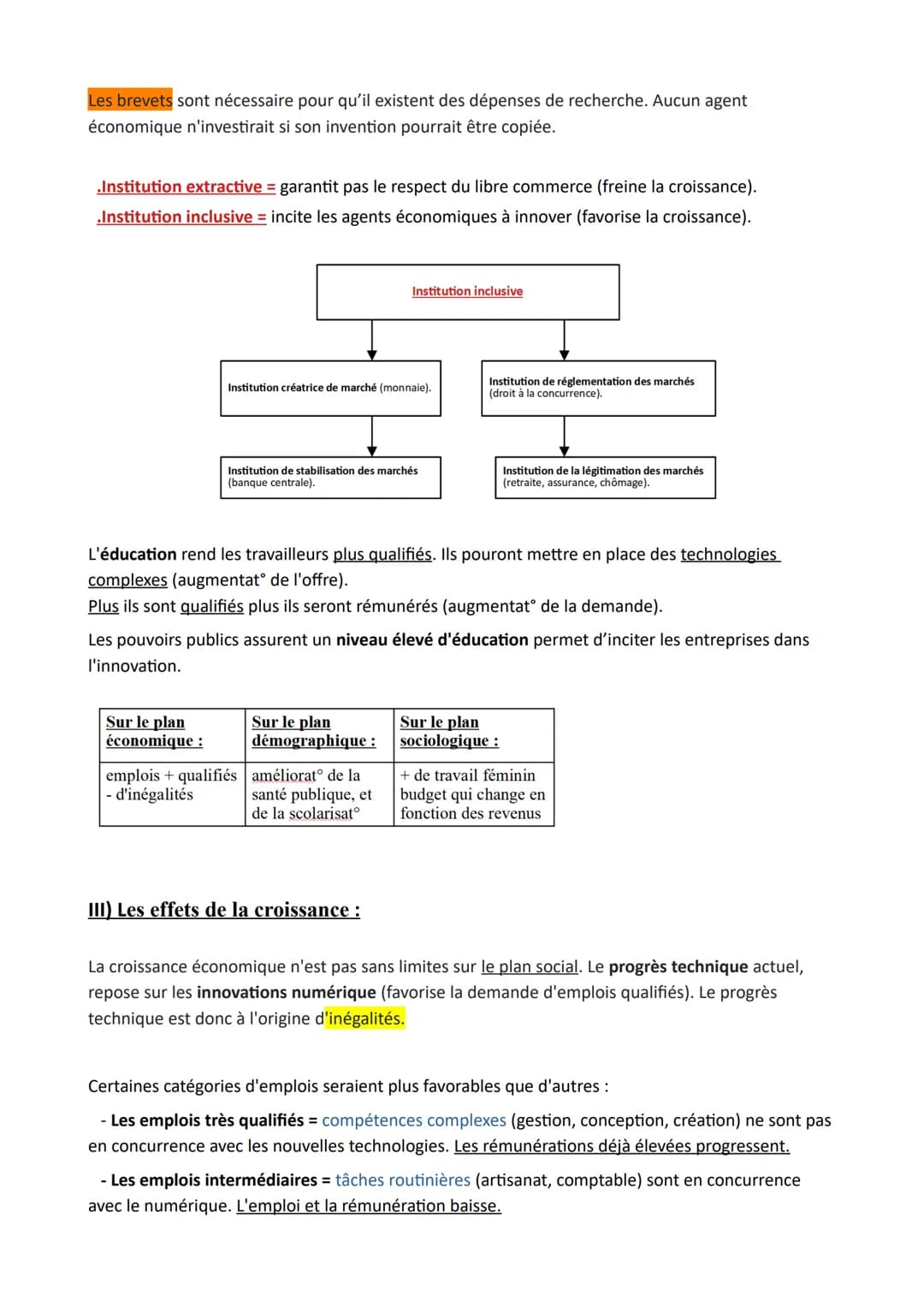 Chapitre 1
Source et défis de la croissance économique
La << croissance » est l'un des concepts économiques les plus utilisés par les hommes