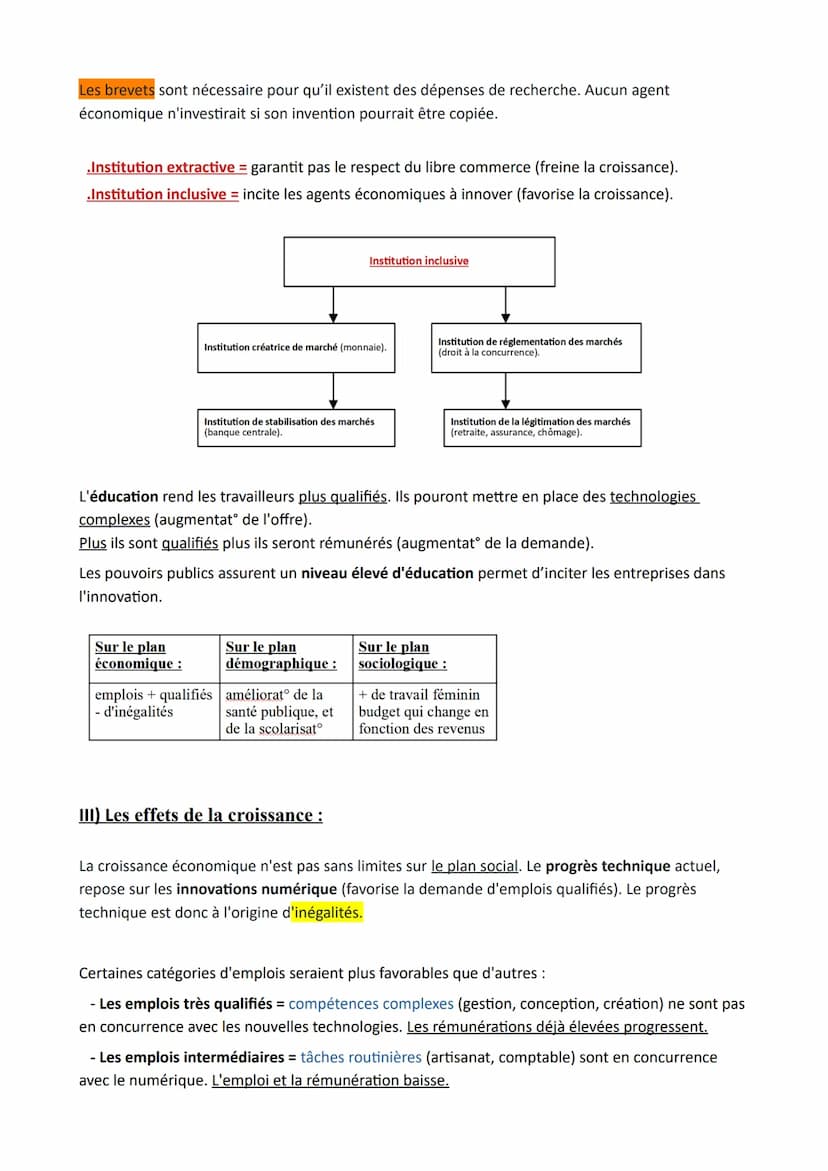 Chapitre 1
Source et défis de la croissance économique
La << croissance » est l'un des concepts économiques les plus utilisés par les hommes