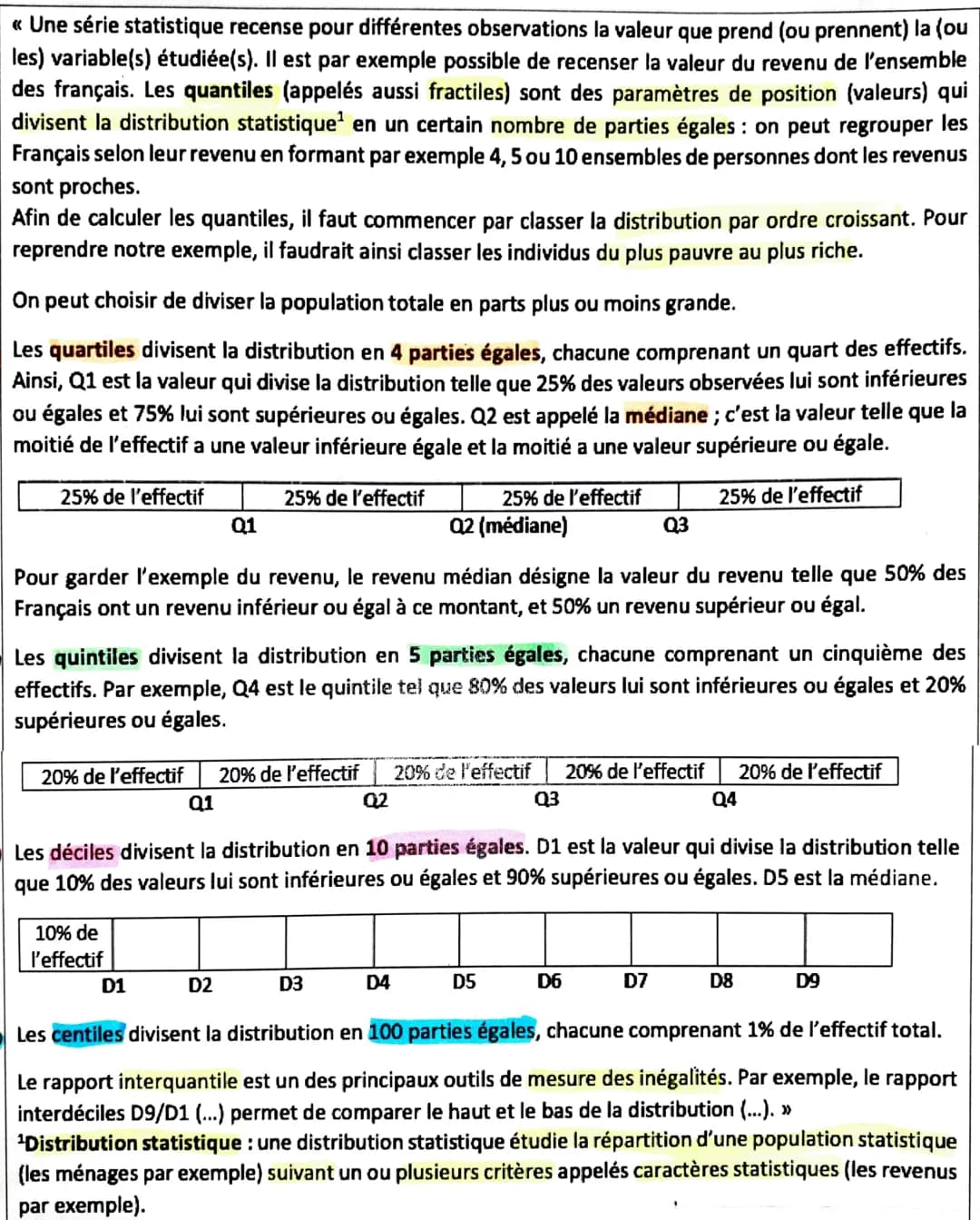 << Une série statistique recense pour différentes observations la valeur que prend (ou prennent) la (ou
les) variable(s) étudiée(s). Il est 