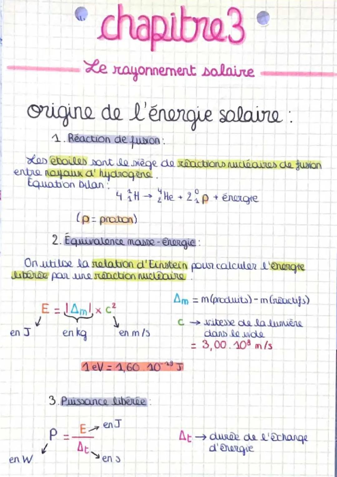 Comment le Soleil transforme l'hydrogène en hélium : Équations simples et le mystère de e=mc2