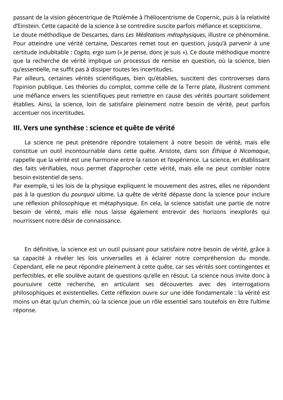 La science peut-elle satisfaire
notre besoin de vérité ?
philosophie
Depuis l'Antiquité, la quête de vérité anime les efforts de l'humanité 