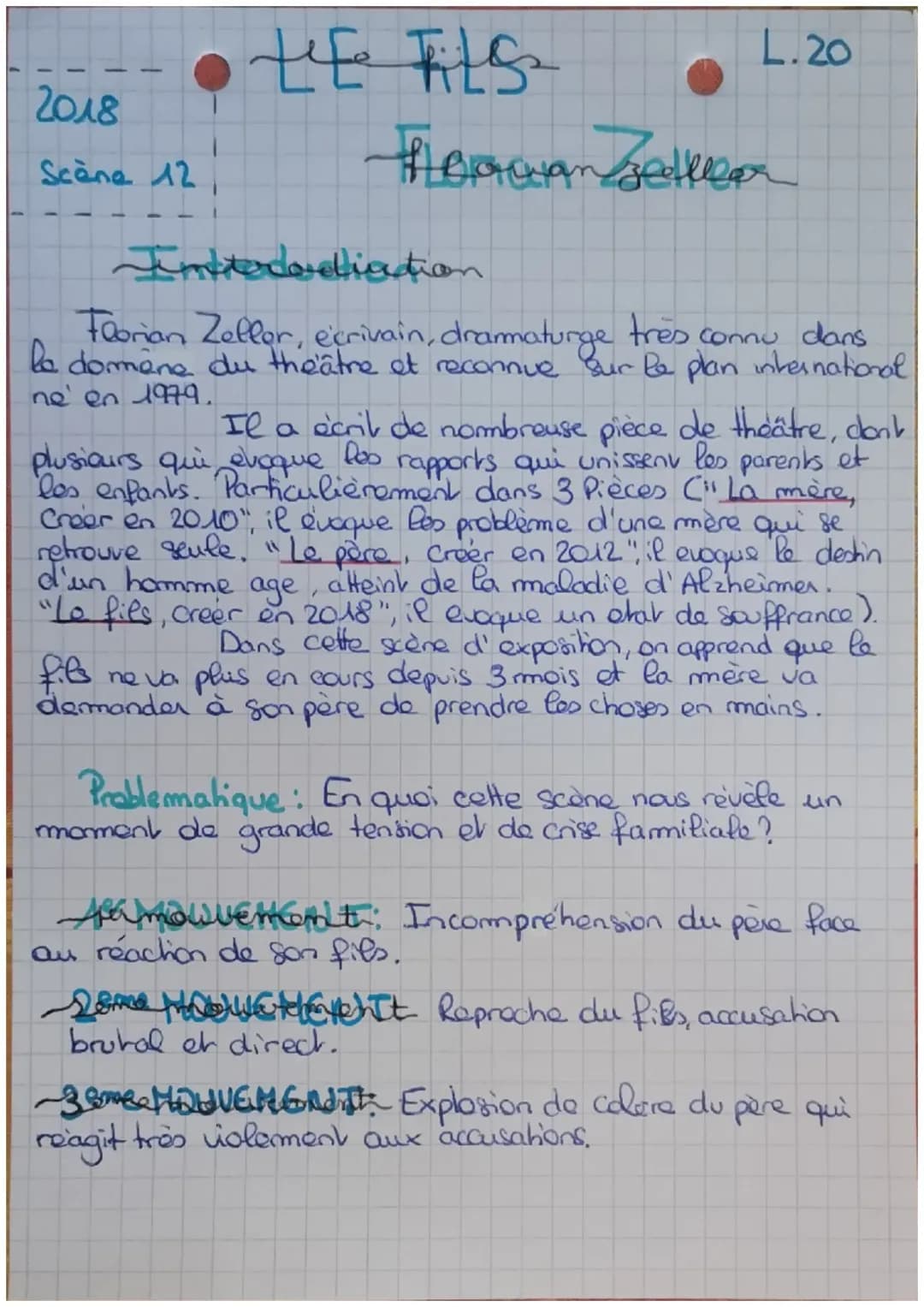 Le Fils - Découverte et Importance de la Famille dans le Théâtre de Florian Zeller