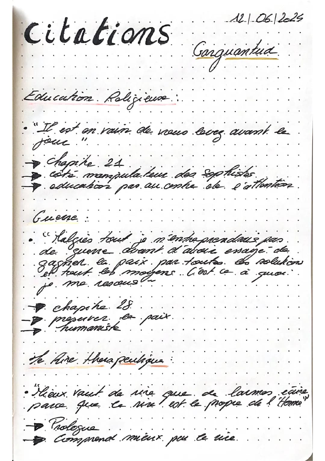 Citations gargantua 