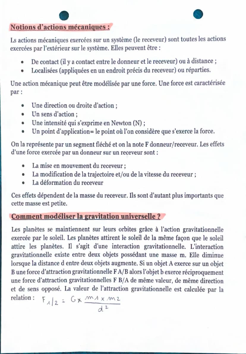 --- OCR Start ---
MOUVEMENTS ET INTERACTIONS
Est-il possible d'être à la fois immobile et en mouvement ?
Référentiel: lieu ou objet par rapp
