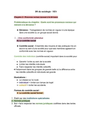 Know Les processus sociaux menant à la déviance  thumbnail