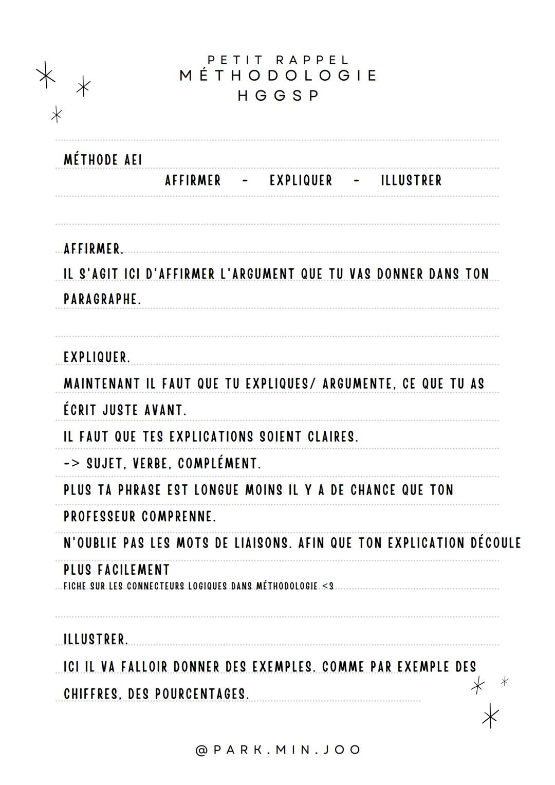Rappel méthodologie de la dissertation en Hggsp