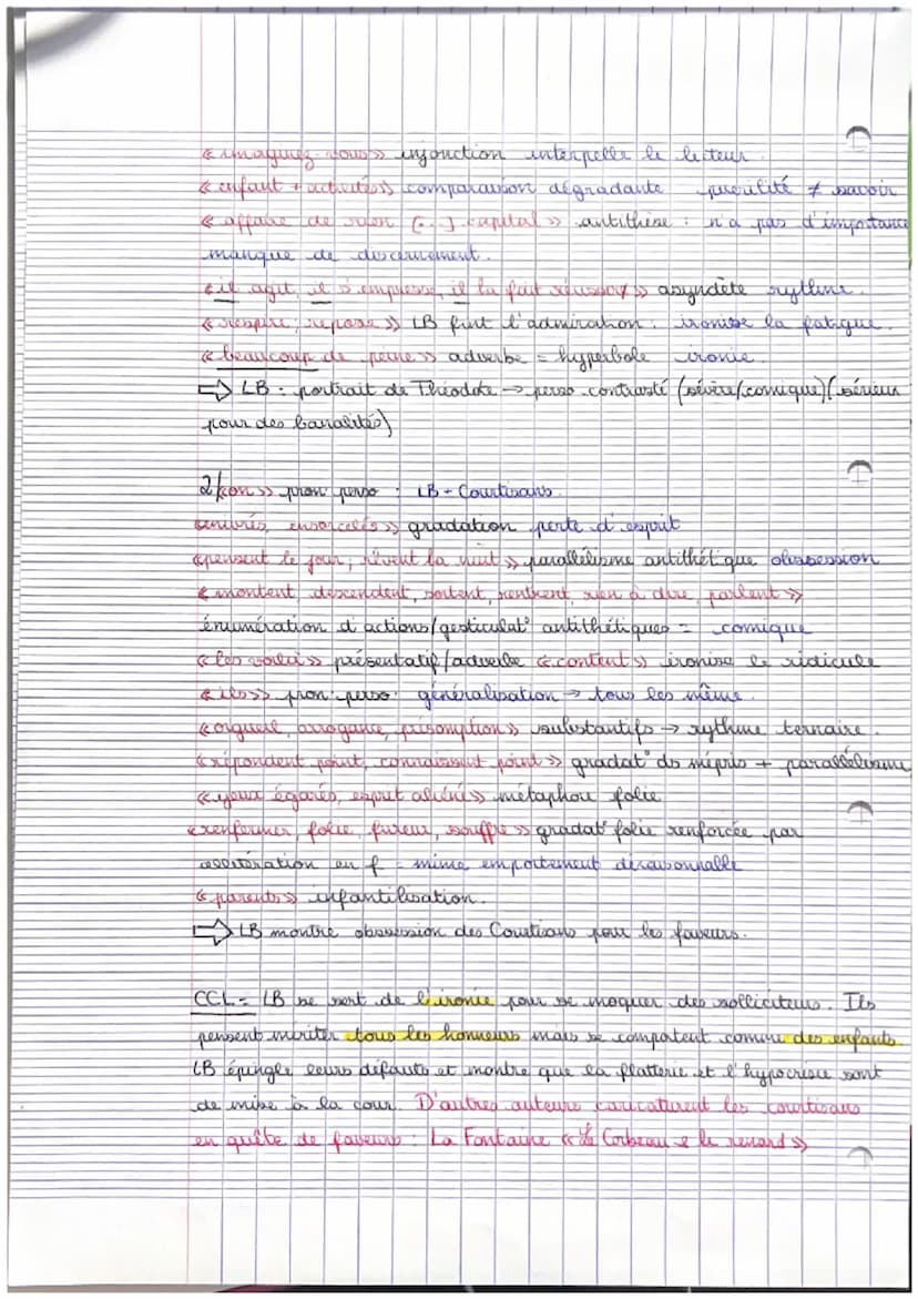 11
Théodote Les Caracteres (1688)
siecle avant J.C
de philosophe Grec Theophraste écrit les Caractère au
C'est beaucoup plus tard que
La Bru