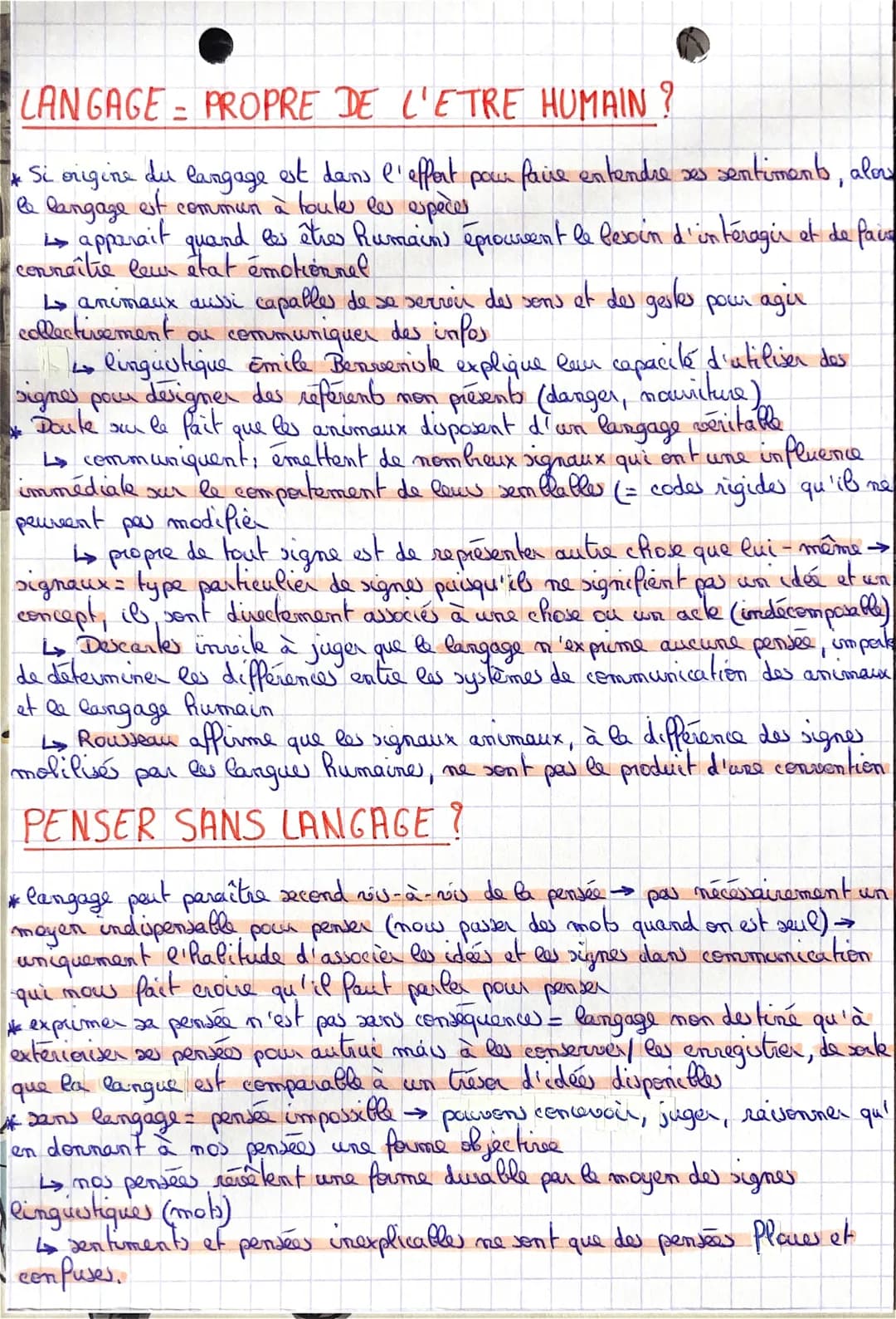 Philosophie
LANGAGE (4)
Now avens tendance à envisager le langage comme un
communication, il ne serait
que
langue étrangère now destabilise 