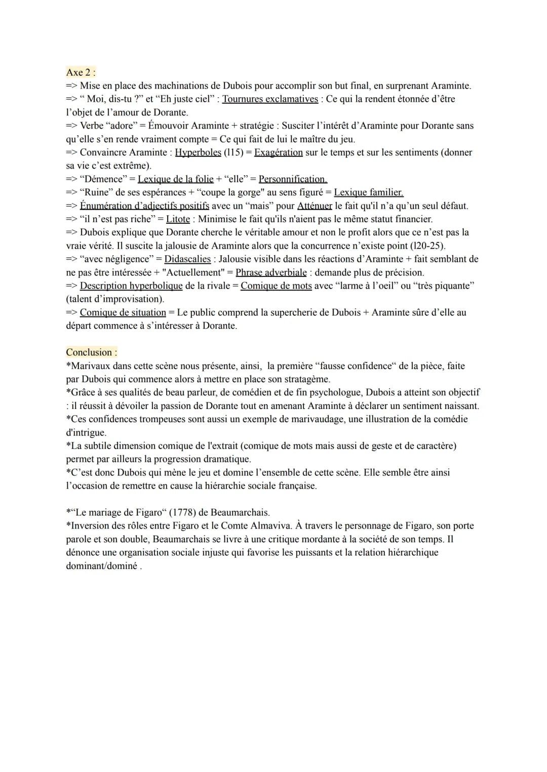 Les fausses confidences de Marivaux (1)
Intro :
Durant le XVIIIe siècle, le mouvement philosophique et littéraire des lumières est à son apo