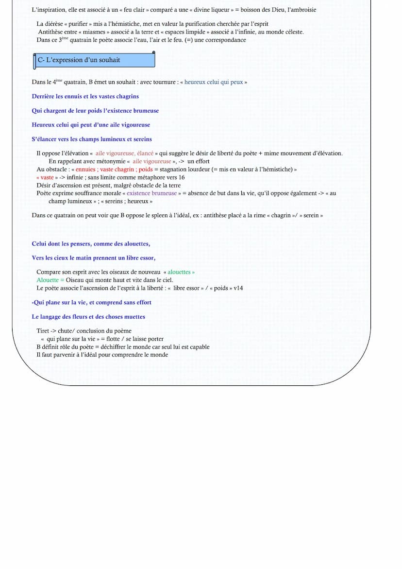Explication de texte
Introduction
Charles Baudelaire est un poète à la croisée de plusieurs
courants littéraires : le classicisme, le romant