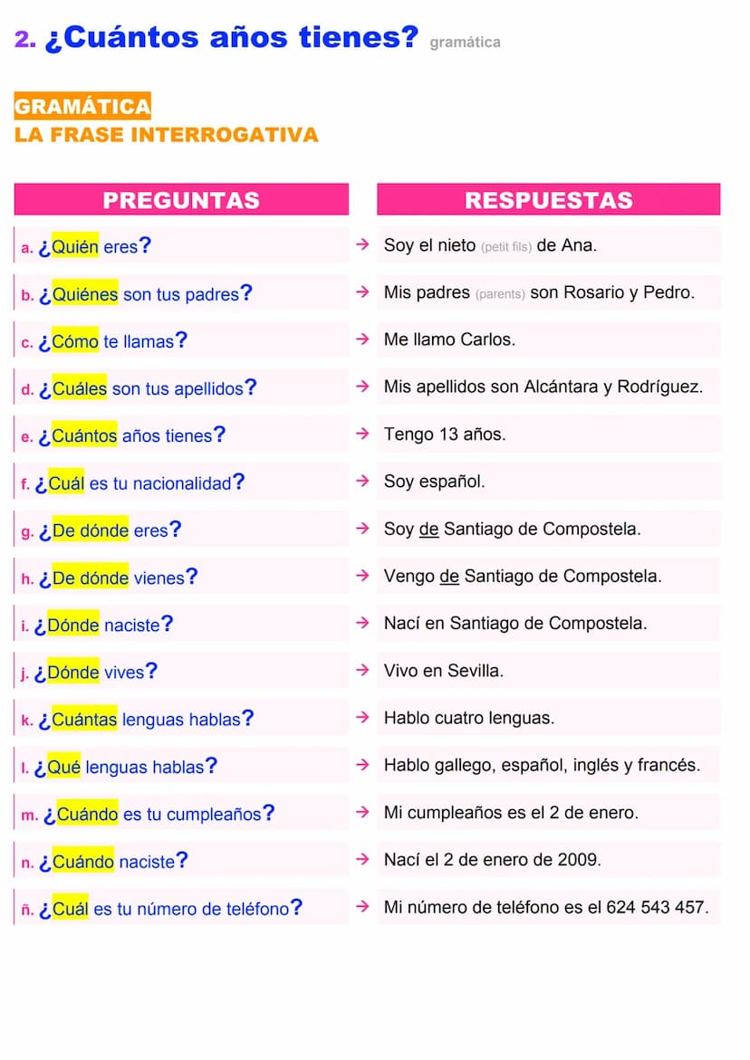 
<h2 id="presentacinpersonal">Presentación Personal</h2>
<p>Me llamo Carlos. Mis apellidos son Alcántara y Rodríguez. Soy español y tengo 13