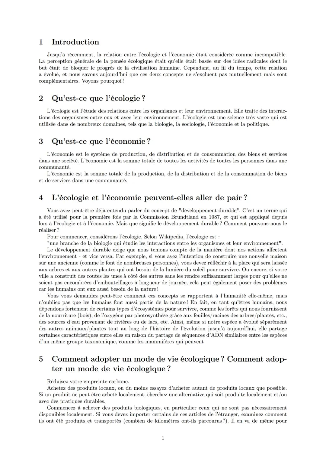 LYCEE GENERAL ET TECHNOLOGIQUE LA BRUYERE
Ecologie et économie sont-elles compatibles ?
29 mai 2022
AFFICHARD-PIERRI Gaëtan : gaetan.afficha