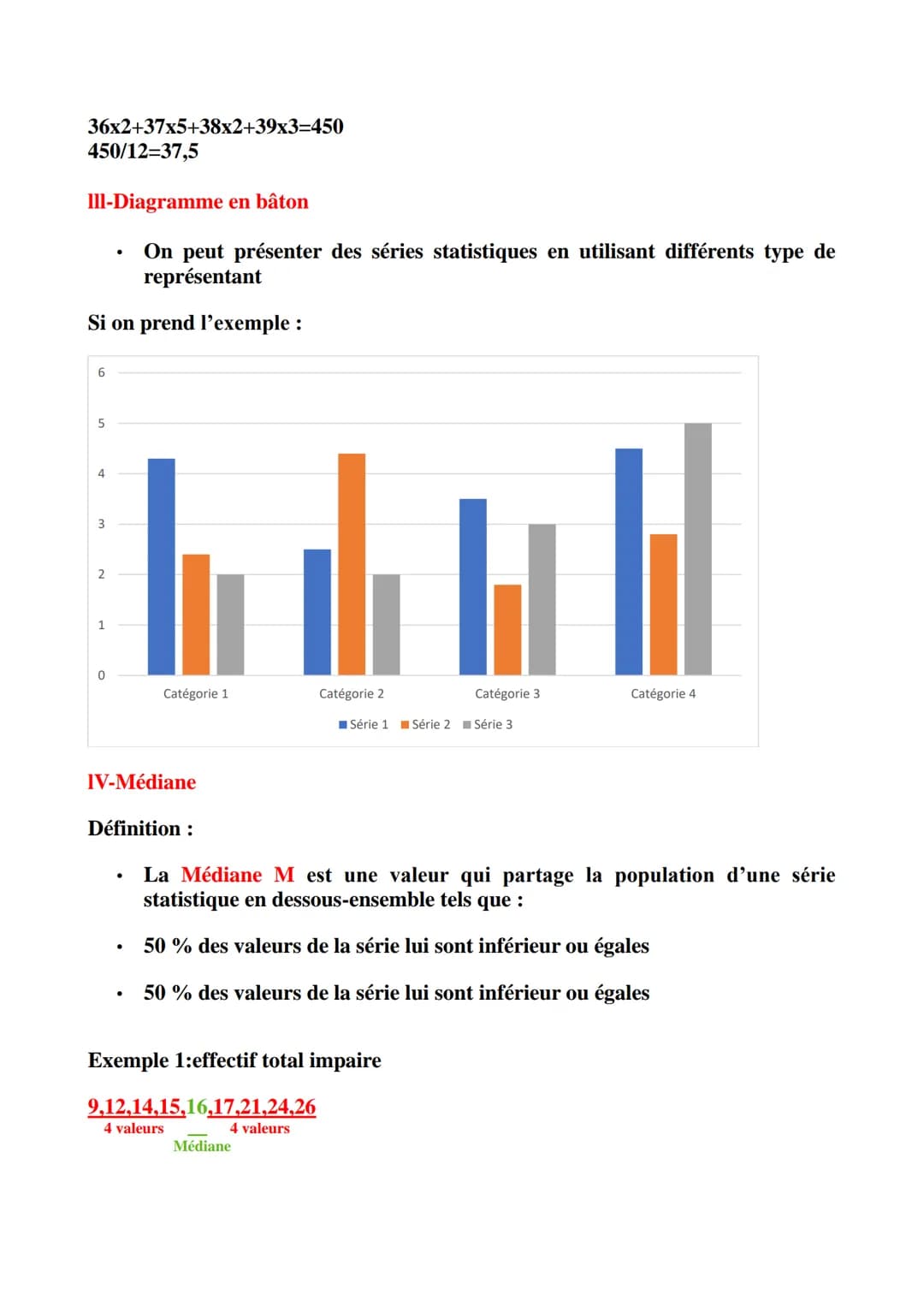 1-Vocabulaire et définition
Vocabulaire :
L ensemble sur lequel porte une étude statistique est la population.
Chaque élément de cette popul