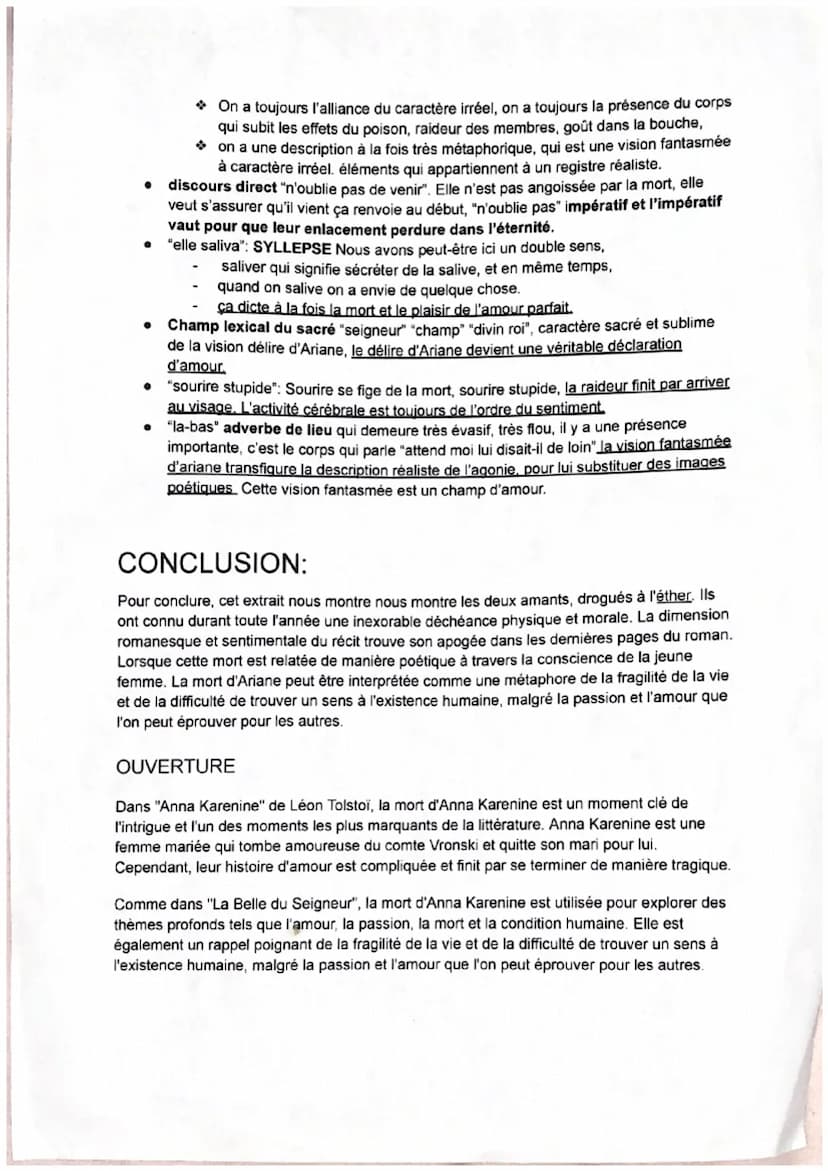 BELLE DU SEIGNEUR,
Albert Cohen
<< Le suicide d'Ariane et Solal >>
Ariane et Solal se suicident ensemble en absorbant de l'éther, mettant ai
