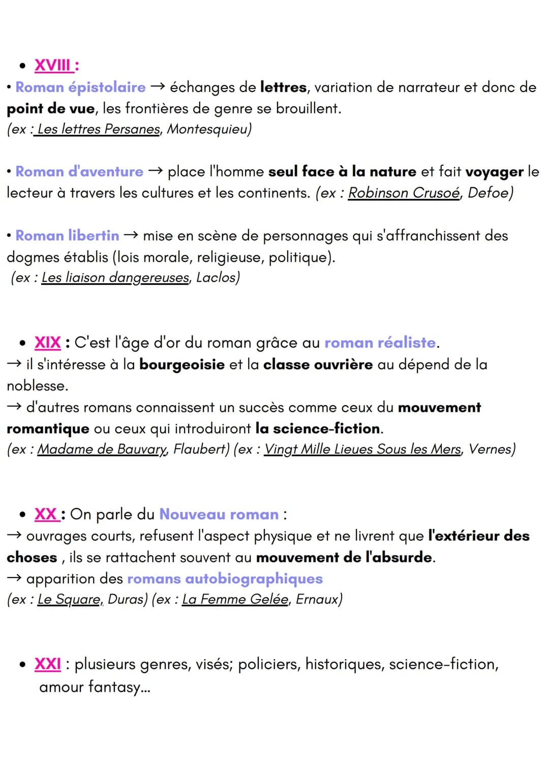 FRANÇAIS
Le genre romanesque
Introduction Générale :
Le roman est aujourd'hui considéré
comme un genre hégémonique. Il
est valorisé de nombr