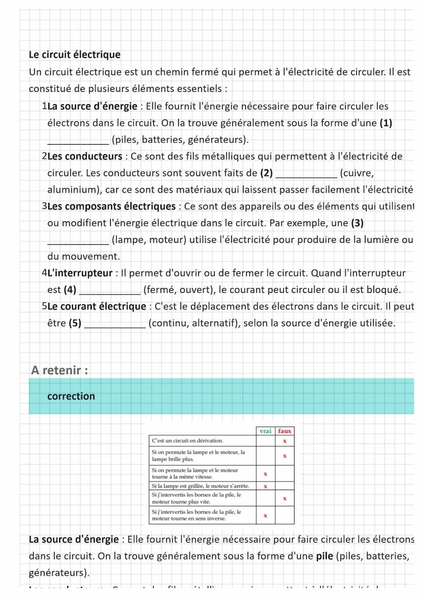 Collège
Cinquième
1Schématisation
A retenir :
PHYSIQUE-CHIMIE
Voici quelque photos avec les symboles et des exemples.
Lampe
Résistance
Gener