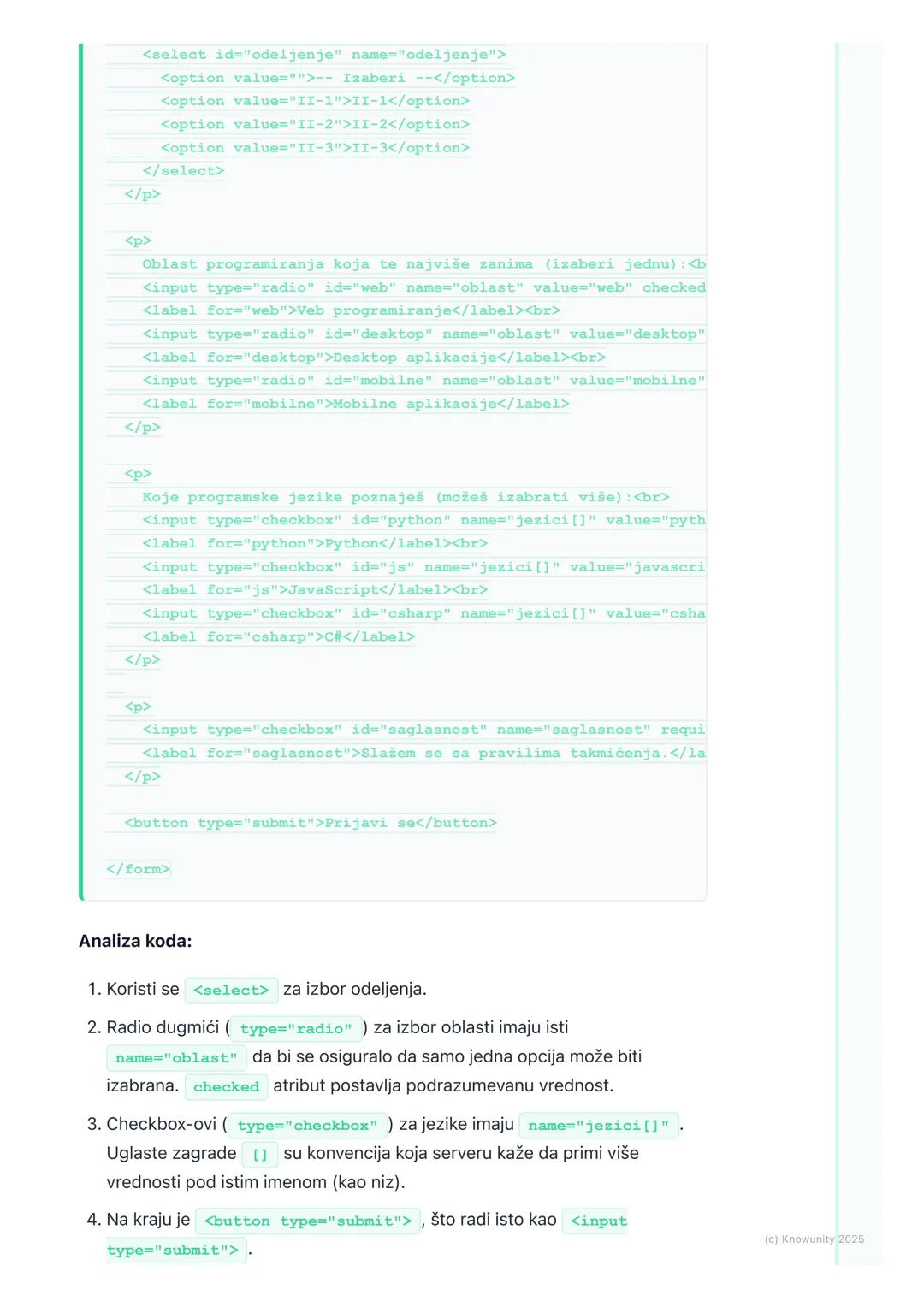 # HTML-forme

Uvod u HTML forme

HTML forme (obrasci) su ključni deo interaktivnih veb stranica. Služe za
prikupljanje podataka od korisnika