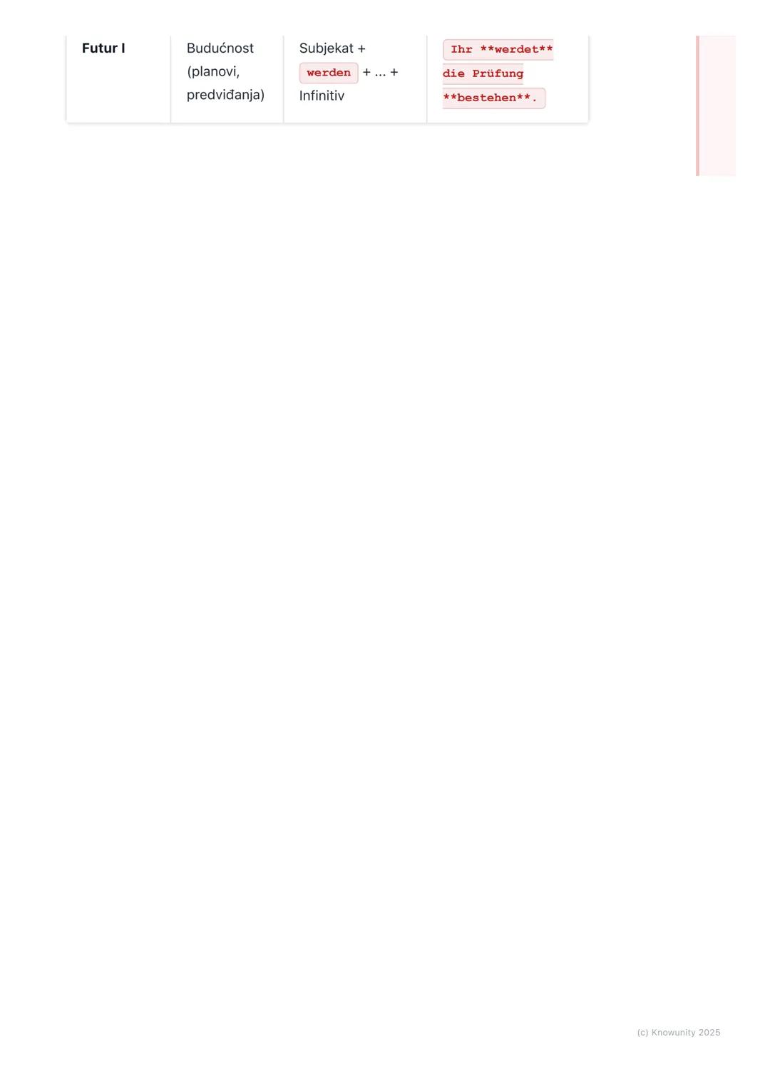 # Vremena glagola (Perfekt,
Präteritum, Futur I)

Uvod u glagolska vremena

Ovo je bitno za kontrolni. Moram da razumem razliku između prošl