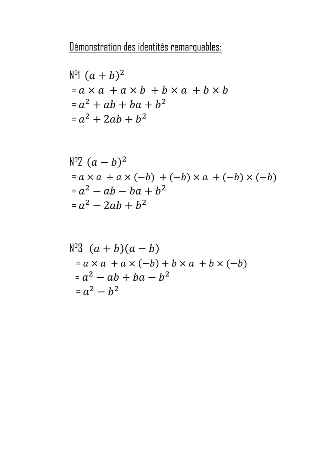 10/Expressions algébriques
Calcul littéral ou calcul algébrique
Définition: une expression algébrique ou une expression littérale est consti