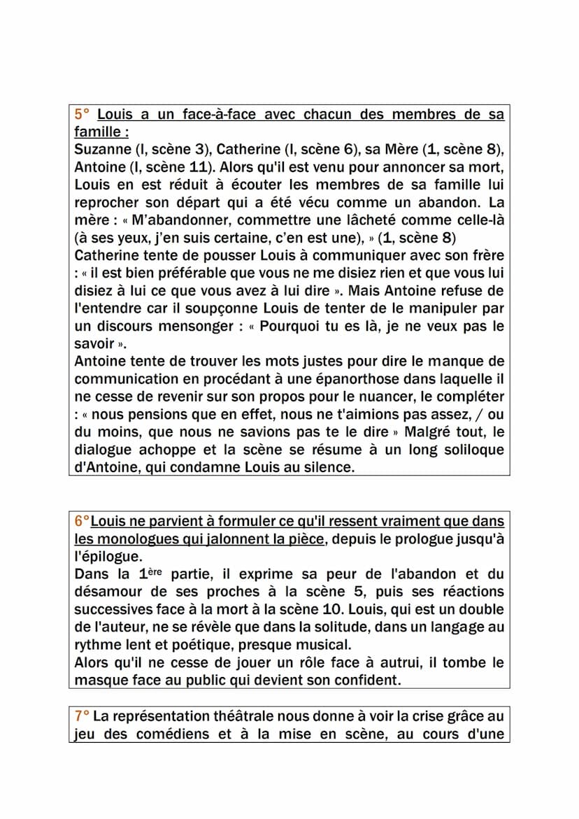 Dissertation
Jean-Luc Lagarce Juste la fin du monde 1990
Intro n°1 : Le genre théâtral est l'art du spectacle vivant la
représentation d'une