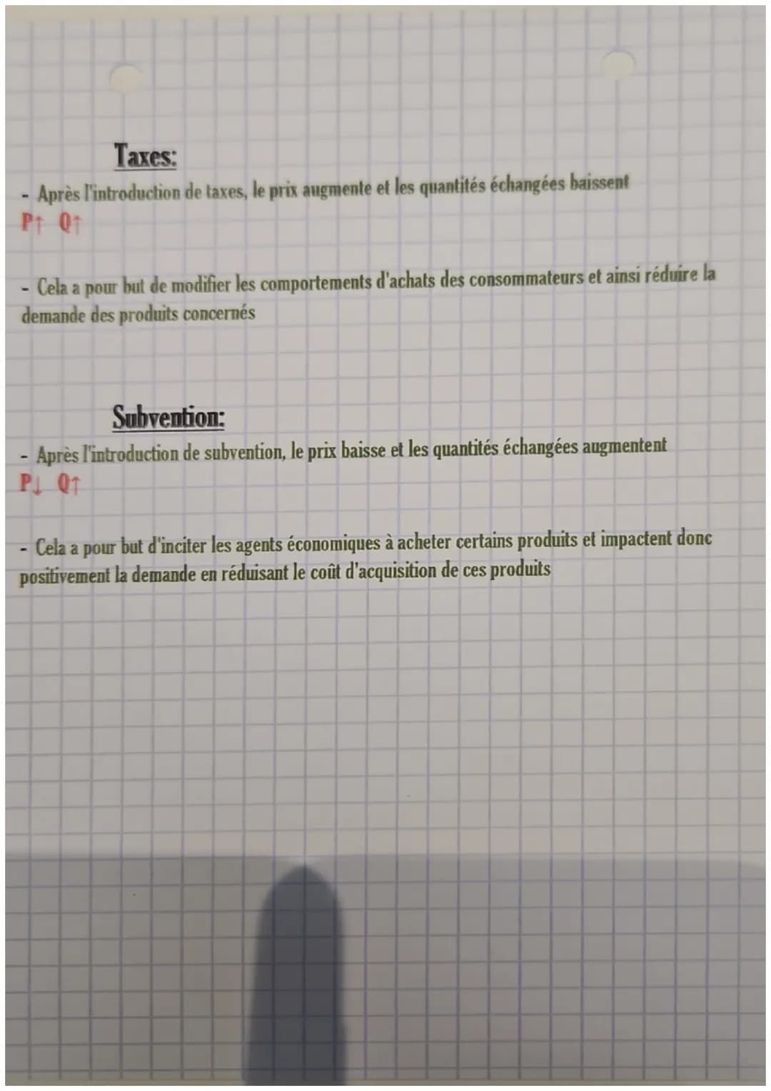SES:
Chap. 3: Comment se forment les prix sur un marché
- Marché: Situation de confrontation entre une offre (offreur) et une demande (deman
