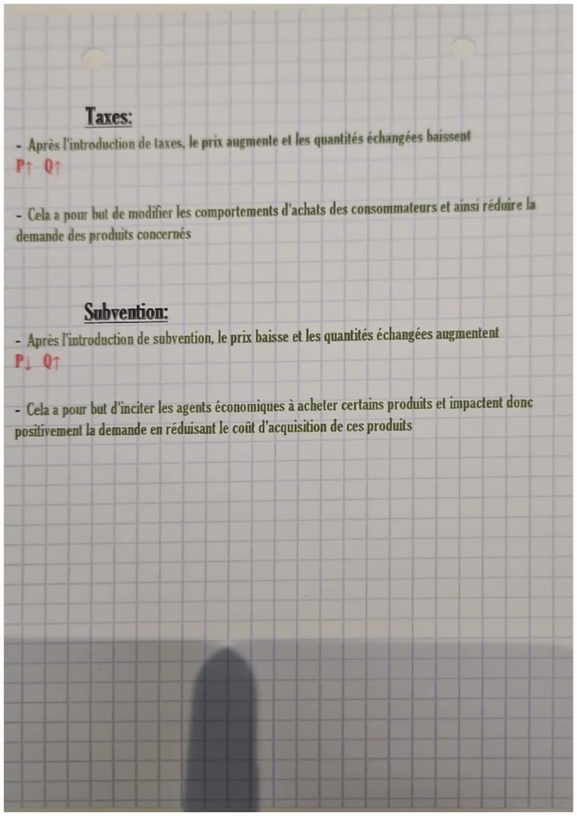 SES:
Chap. 3: Comment se forment les prix sur un marché
- Marché: Situation de confrontation entre une offre (offreur) et une demande (deman