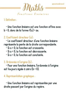 Know Fonctions linéaires thumbnail