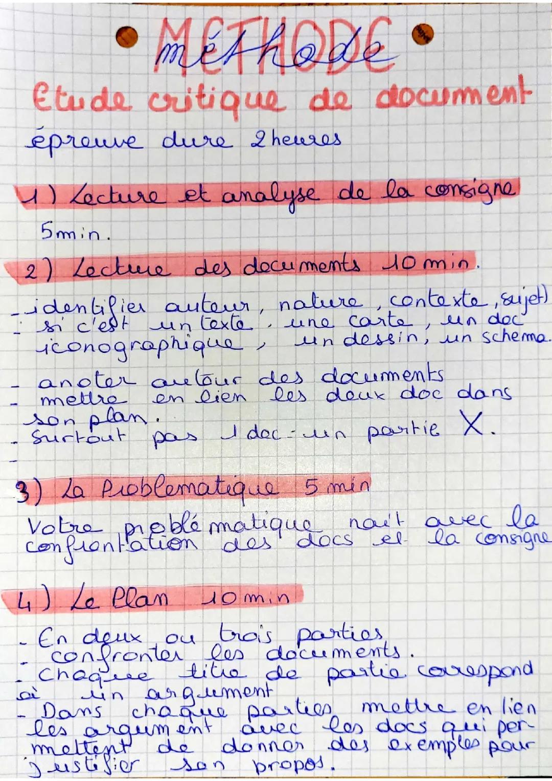 Étude critique et analyse de documents Histoire et HGGSP: méthodes et exemples pour le collège et la seconde