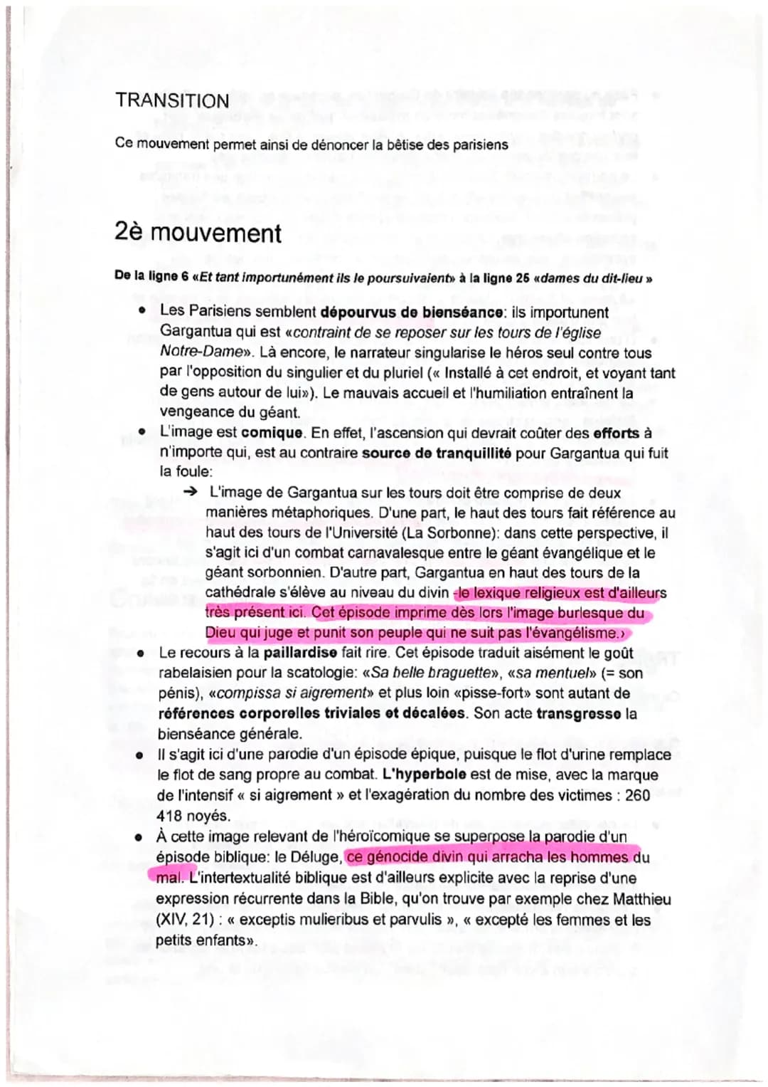 GARGANTUA-
les tours de
Notre-Dame chap 17 (texte )
Du début du chapitre à « fiers en parler. >>
INTRODUCTION
AMORCE
Rabelais est un auteur 