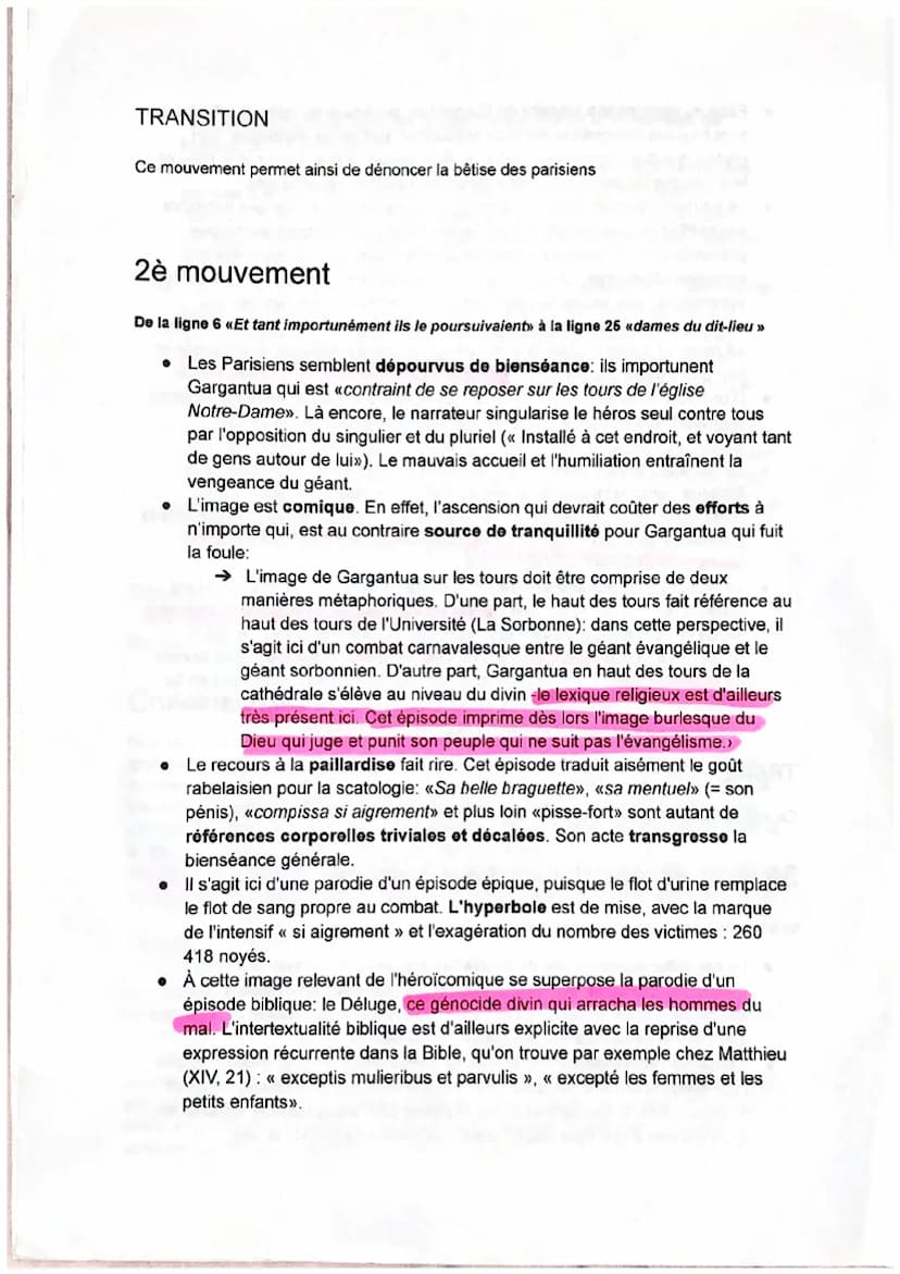 GARGANTUA-
les tours de
Notre-Dame chap 17 (texte )
Du début du chapitre à « fiers en parler. >>
INTRODUCTION
AMORCE
Rabelais est un auteur 