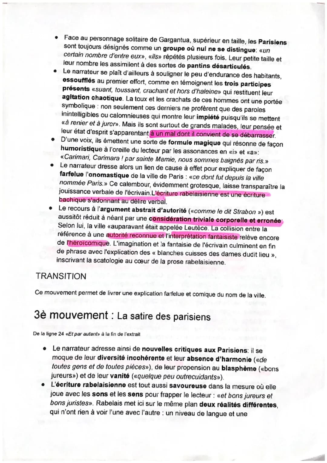 GARGANTUA-
les tours de
Notre-Dame chap 17 (texte )
Du début du chapitre à « fiers en parler. >>
INTRODUCTION
AMORCE
Rabelais est un auteur 