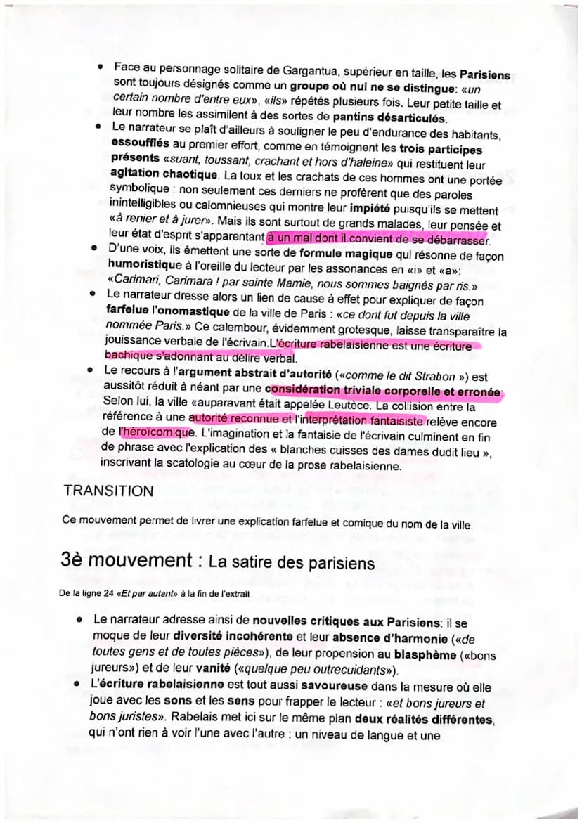GARGANTUA-
les tours de
Notre-Dame chap 17 (texte )
Du début du chapitre à « fiers en parler. >>
INTRODUCTION
AMORCE
Rabelais est un auteur 