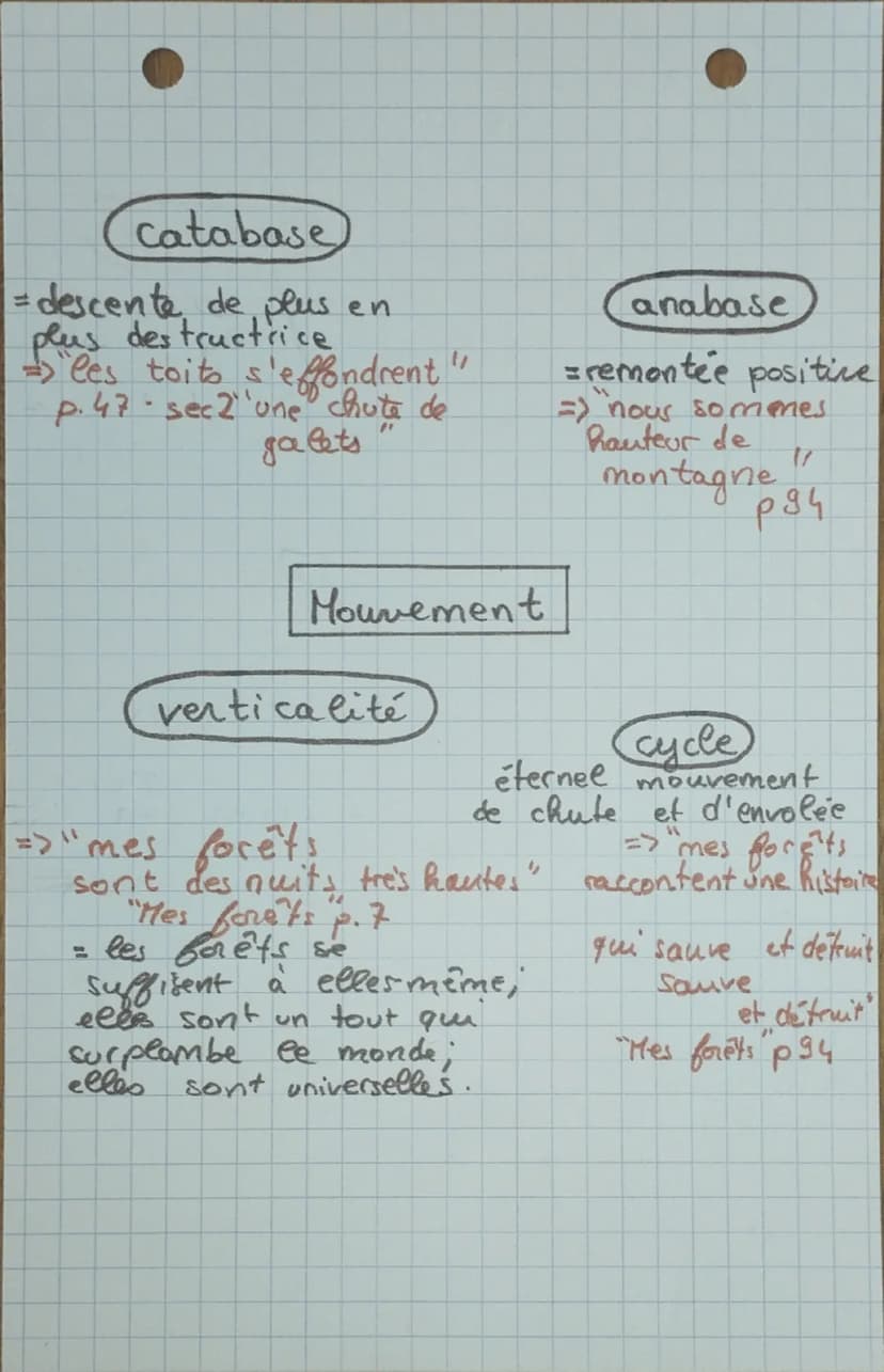 Les forêts sont
actuellement en détresse
=>"Le mur de bois
s'est fissuré
'les forêts hurlent
"L'arbre p.14
Fragilité
"
les forêts sont
théra