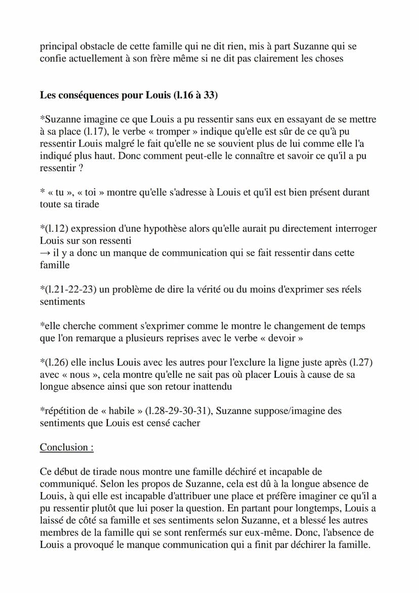 Introduction :
La monologue de Suzanne
Pièce de théâtre publiée en 1990 par le dramaturge Jean-Luc Lagarce, Juste la
fin du monde évoque des