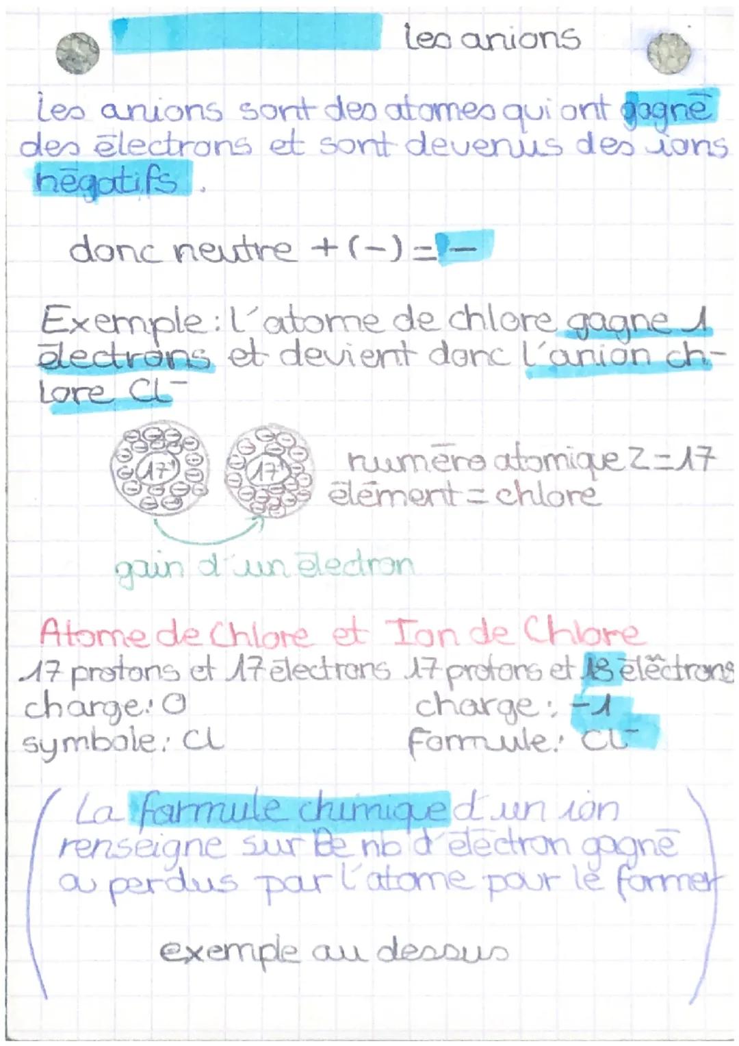 PHYSIQUE
informations de base: IONS
• Les electrons sont charges negativement
• Un atome possède autant de pquedé
Les protons setrowent dans