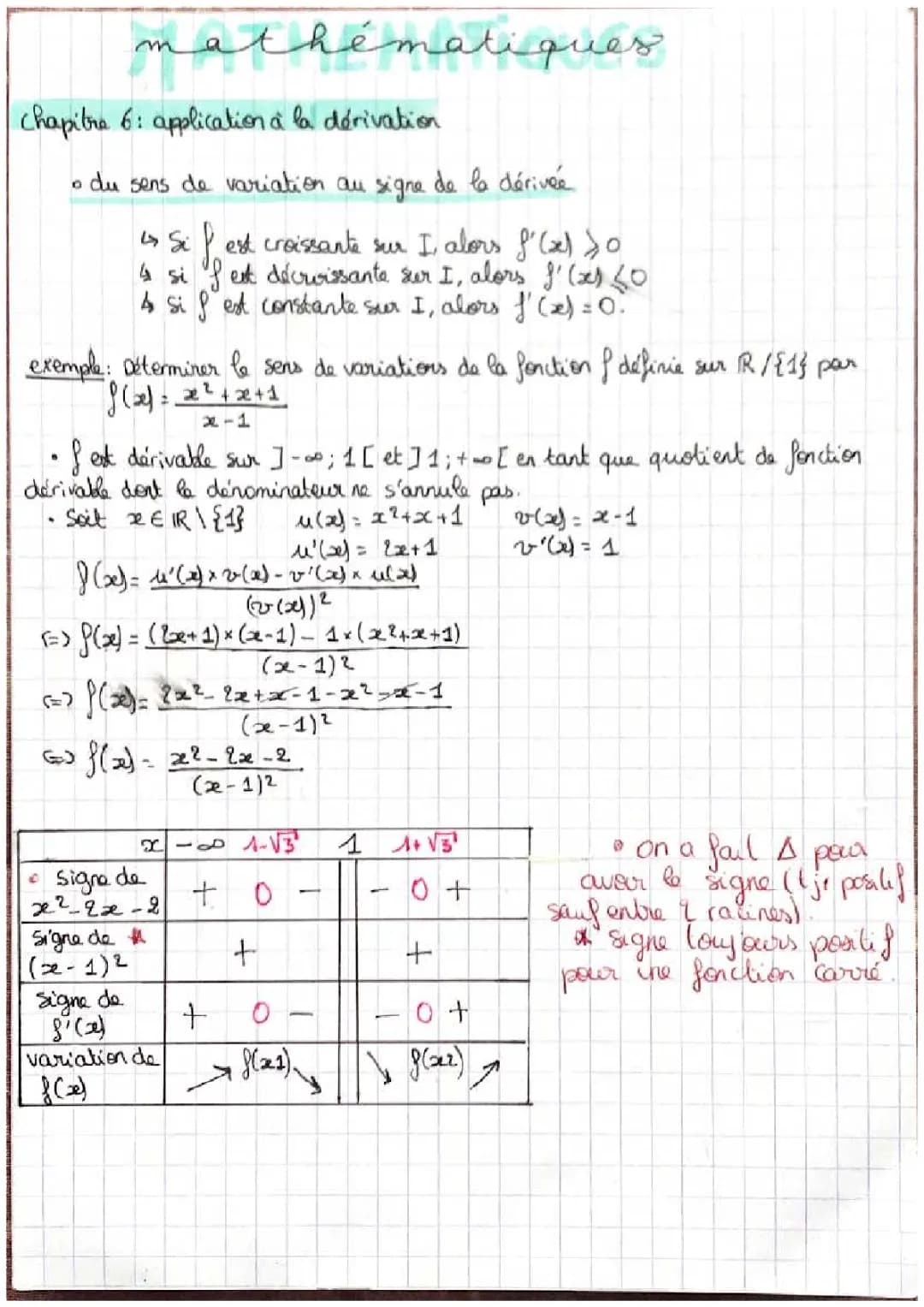 Découvre la Dérivation: Exercices Corrigés et Applications dans la Vie